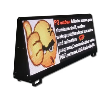 Roof triangle Led screen All aluminum triangular body, outdoor waterproof (IP66)