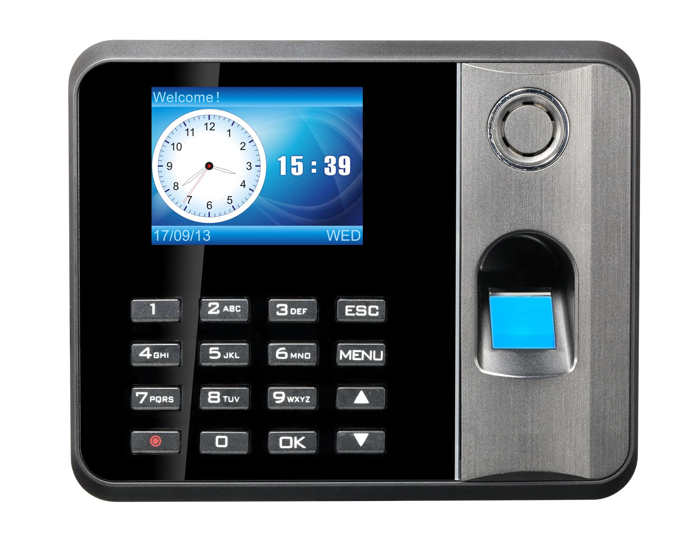 zx2800 Standalone Excel Report Biometric Employee Fingerprint Time Attendance Machine Time Recording