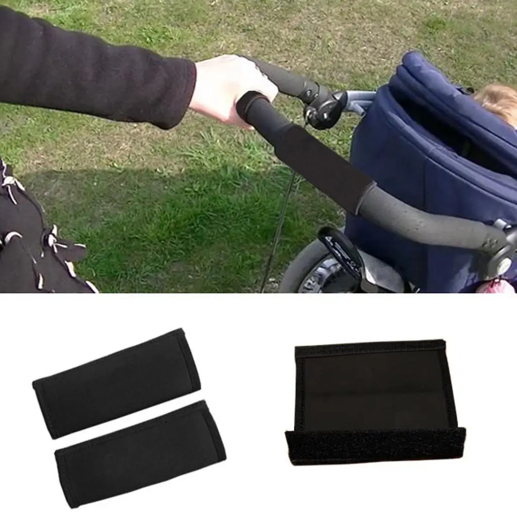 Pushchair Handle Cover Elastic Grip Sleeve Universal Baby Stroller Accessory for Bar Protection and Fresh Look