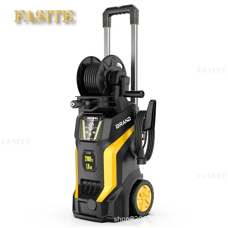For High Pressure Car Washer Portable Retractable Hose Gun 220V 110V High Power Touch Cleaning Tool Household Auto Wash