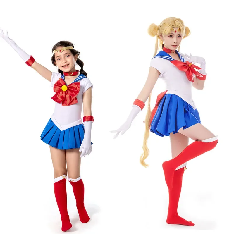 

Детский и взрослый костюм для косплея Tsukino Usagi, наряды, костюмы на Хэллоуин, карнавальные костюмы