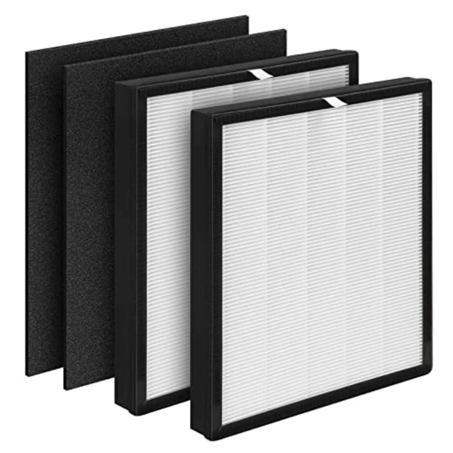 

Aerio-300 Replacement Filter Compatible with Zigma Aerio-300 Purifier, 2 High-Efficiency Filters + 2 Carbon Pre-Filters