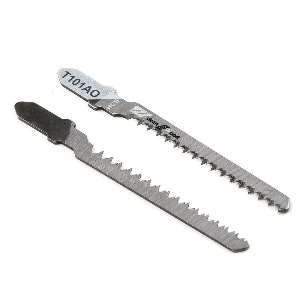 

T101AO 5 Pack T-Shank Blades Compatible with Jigsaws for Wood and Plastic Curve Cutting with 60mm Cutting Edge