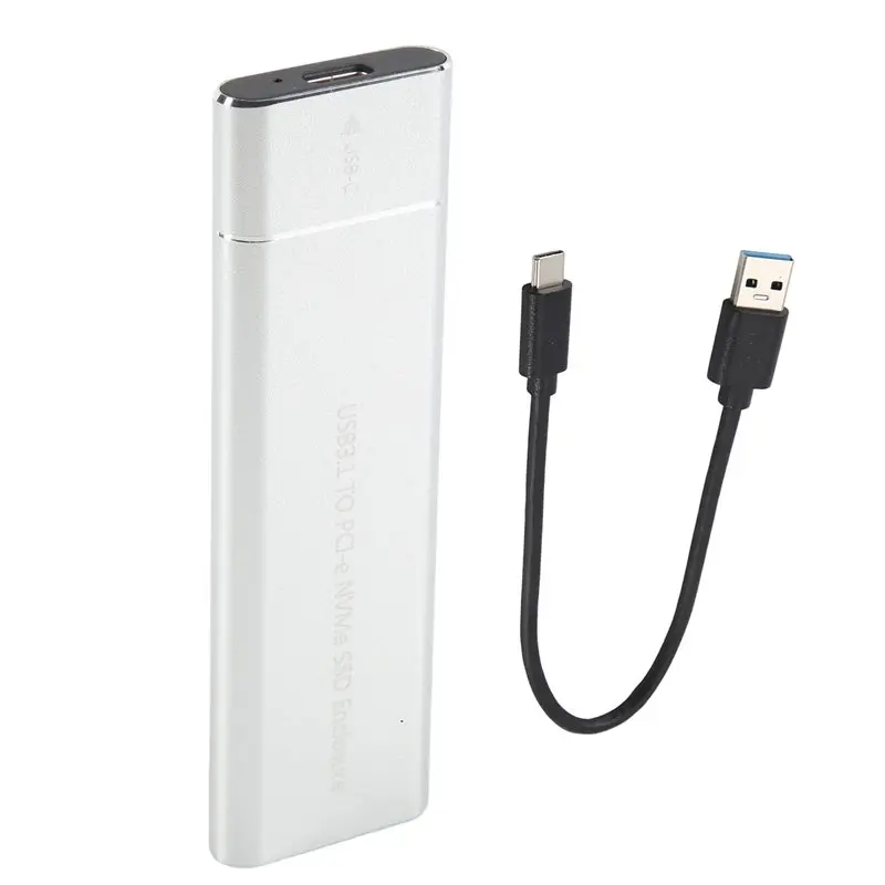 A29F-M.2 Nvme SSD Enclosure Adapter 10Gbps USB C 3.1 Gen2 Nvme Case External Enclosure Nvme Reader Nvme Case