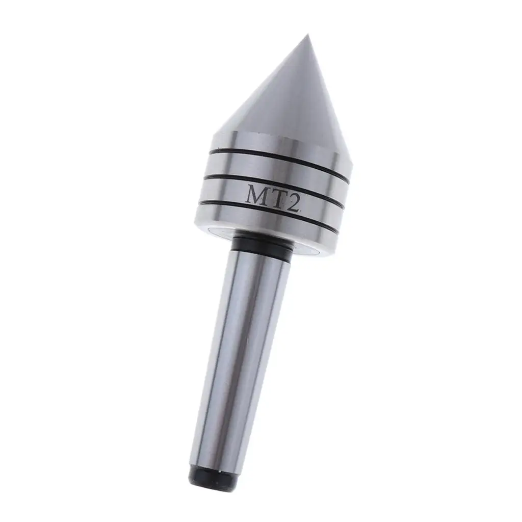 Heavy Duty Steel Live Center MT2 Lathe Drive Morse Taper Centering Tool for High Speed CNC Lathe