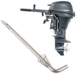 Tilt Thrust Rod with Spring 350‑62121‑2 Replacement for Tohatsu 9.8‑18HP Outboard Motor