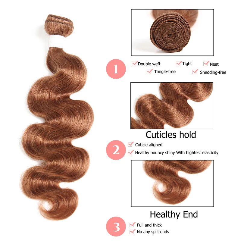 علي كوين 613 حزم شعر بشري مموج 100% وصلات شعر بشري برازيلي حزمة شعر بشري ريمي للمرأة # 33/ # 30/ # 27/ # 99 #2