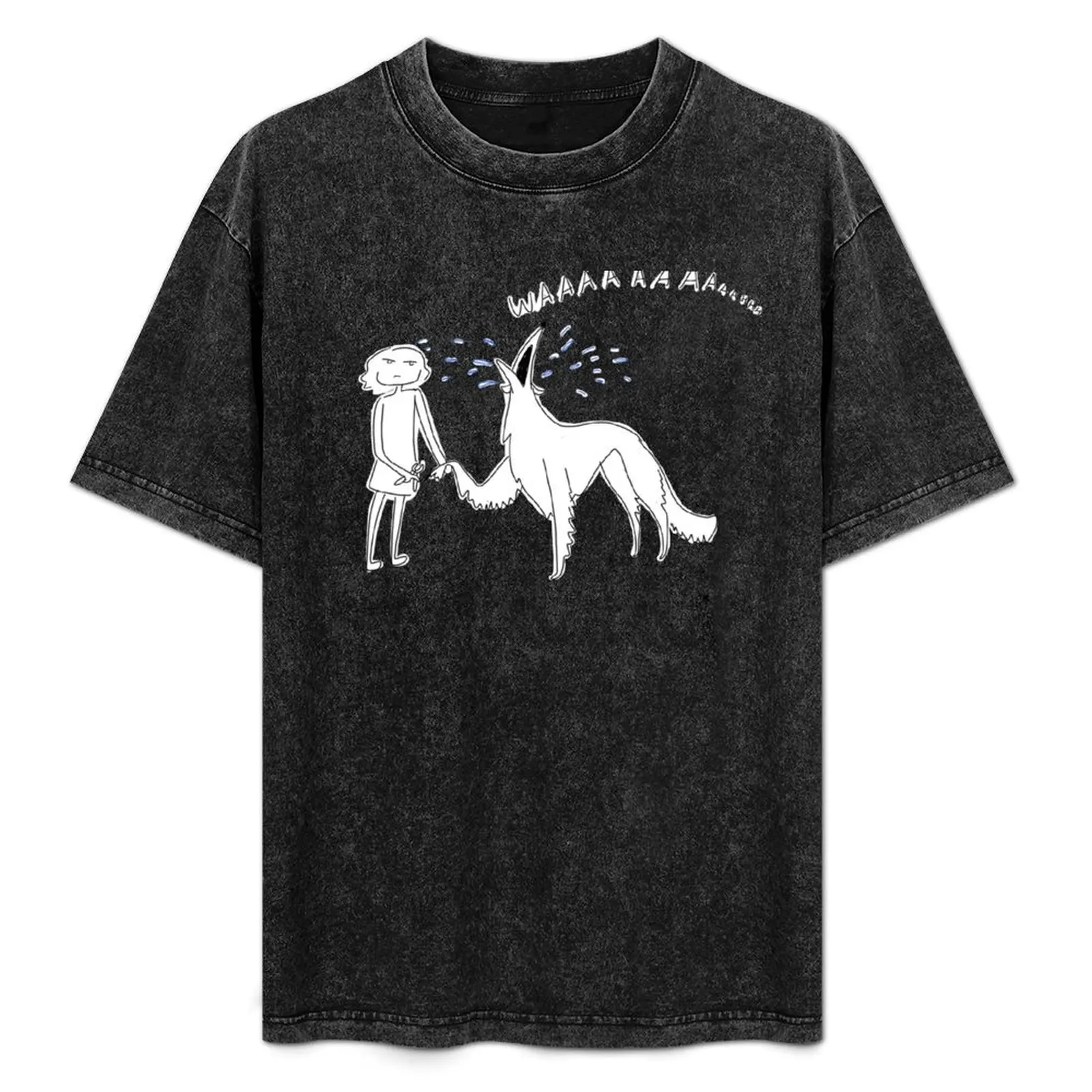 Nail Day - Noodle Dragon Comic T-Shirt Modern Style Print T-Shirt