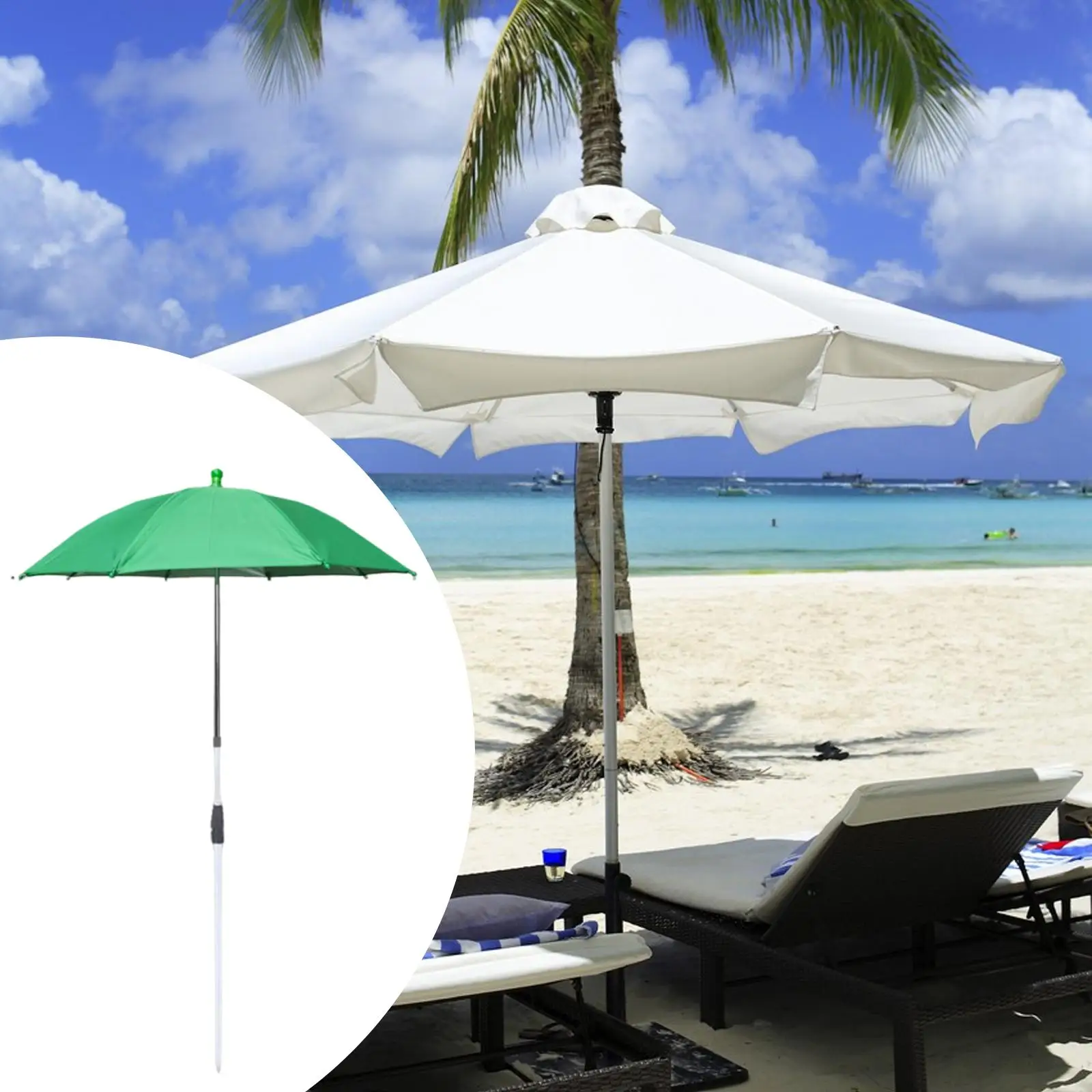 

Plant Umbrella Easy Setup Adjustable Height Sun Shade Cloth for Garden Beds