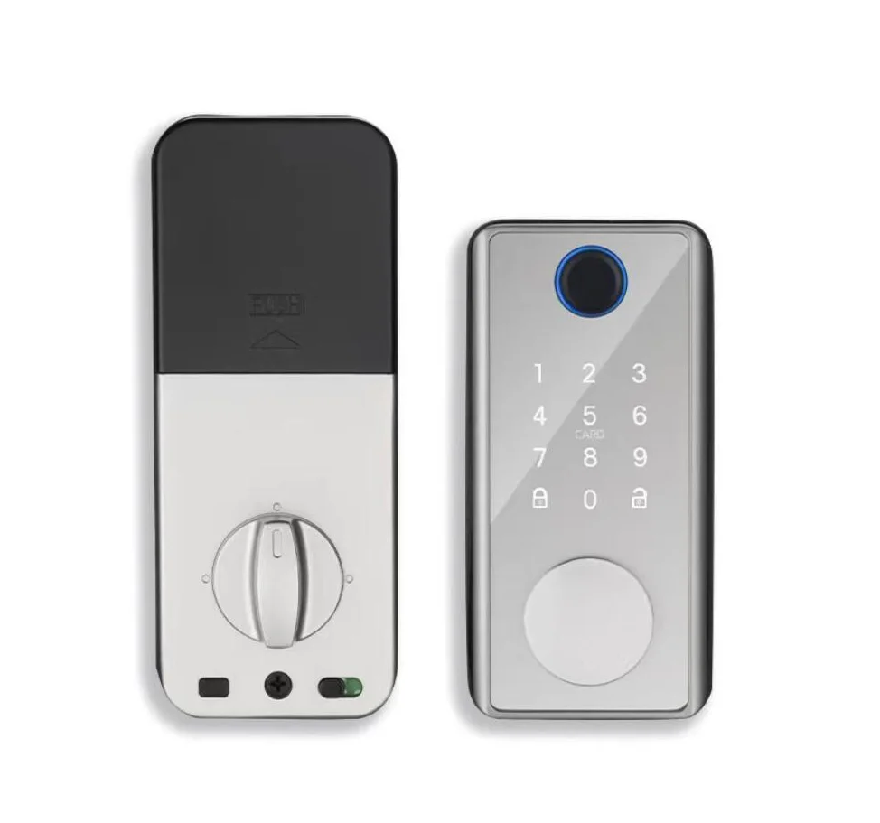 Tuya TTlock APP Smart Card Security Biometric Fingerprint Door Locks Password Keyless Entry Anti-theft for Hotel