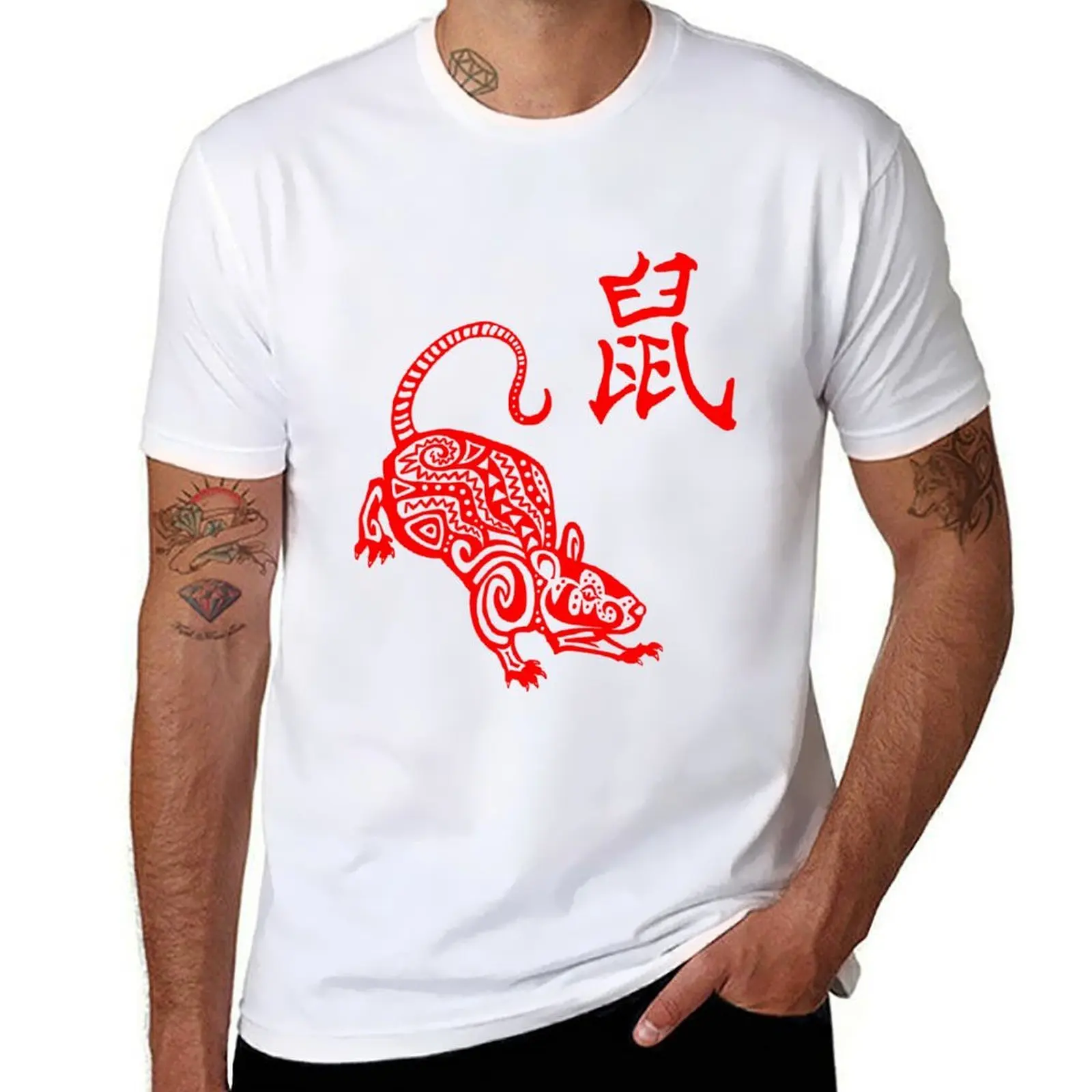 

The year of the Rat T-Shirt man graphic t shirt t shirt for man T-Shirt