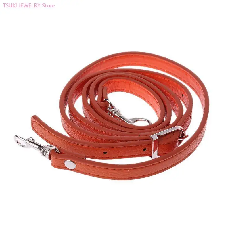 62KE PU Leather Shoulder Strap Adjustable Bag Strap Replacement Belt Crossbody Strap Length 110-120cm Bag Accessories