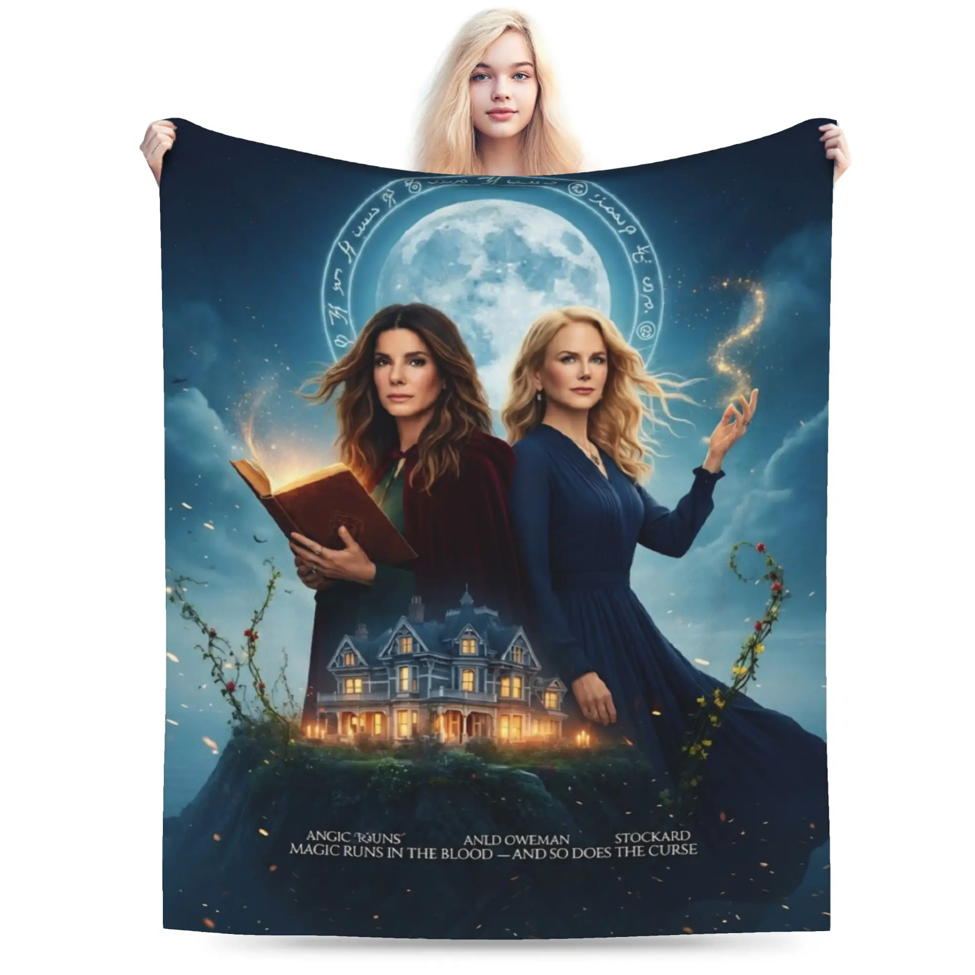 Practical Magic 2 Movie 2026 Throw Blanket for Couch  Soft Cozy Plush Blanket Multiple Sizes Bedspreads for All Seasons