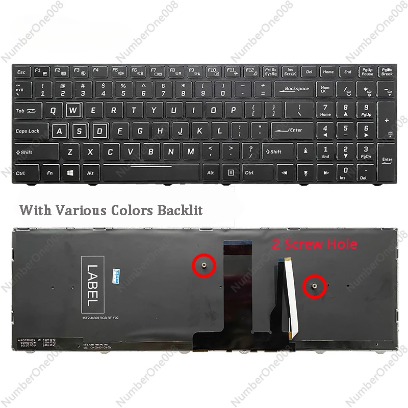 

New Laptop Keyboard For Hasee Z6 Z7 Z7M N85X Z7-KP7GS