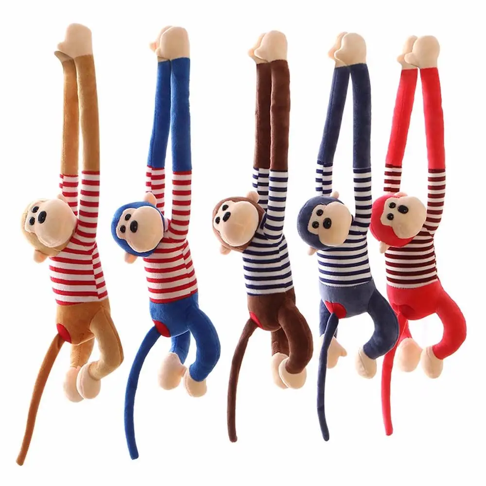 Kawaii crianças presentes decoração de casa algodão animal boneca macaco braço longo macaco brinquedos de pelúcia brinquedos de pelúcia boneca