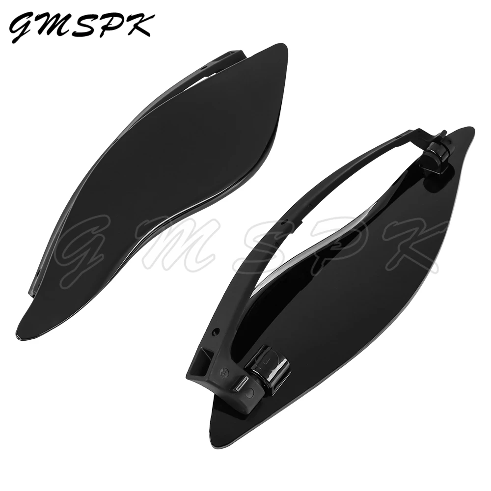 Fit for Harley Touring Electra CVO Street Tri Glide 2014-2022 Motorcycle Adjustable Windshield Side Wing Fairing Air Deflector