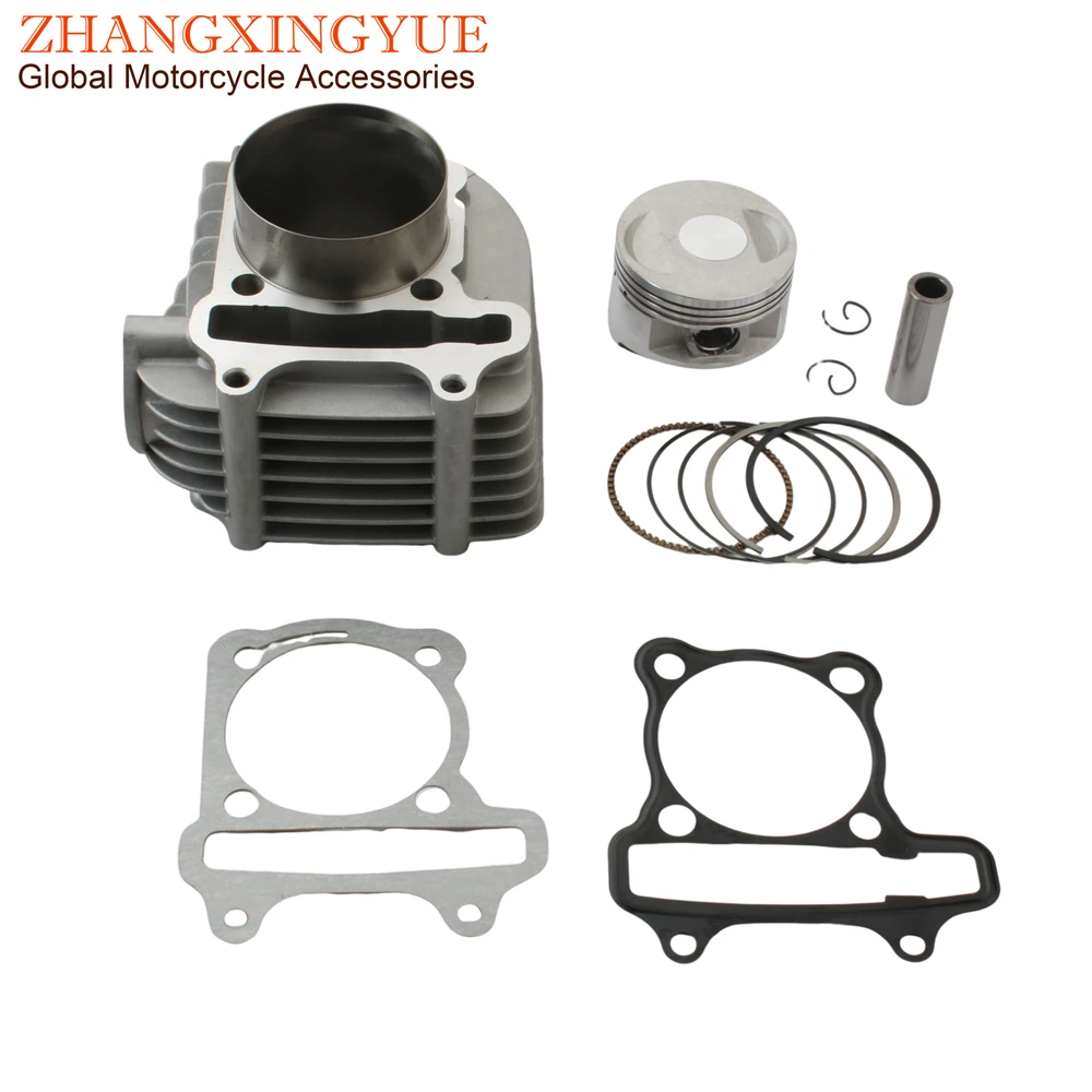 Scooter 58.5mm 160cc 2V GY6 Racing Big Bore Cylinder Kit For Baotian BT125T Rocky125 Tanco125 125cc 150cc 152QMI 157QMJ 4T