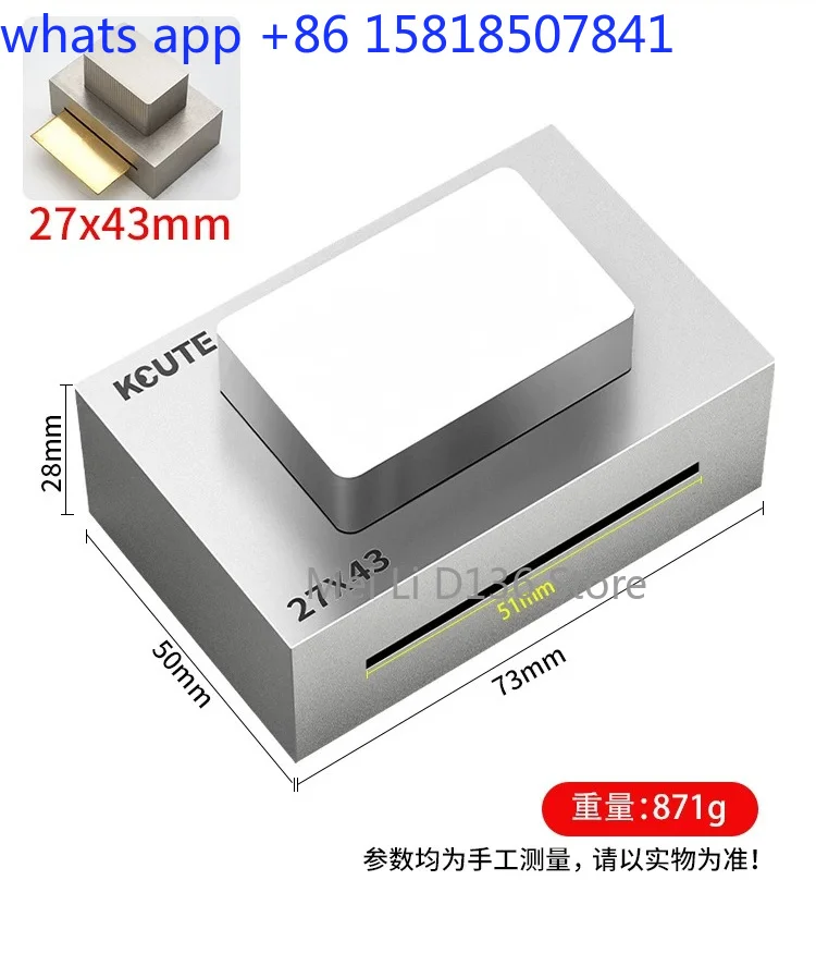 Punching device, gold and silver square pendant, jewelry processing, punching die, punching steel die, gold tool