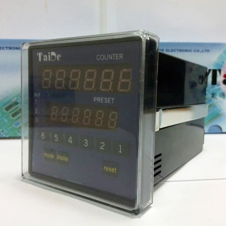 Taide counter SC-61KE six-bit one-stage intelligent digital display counting table quality assurance one year