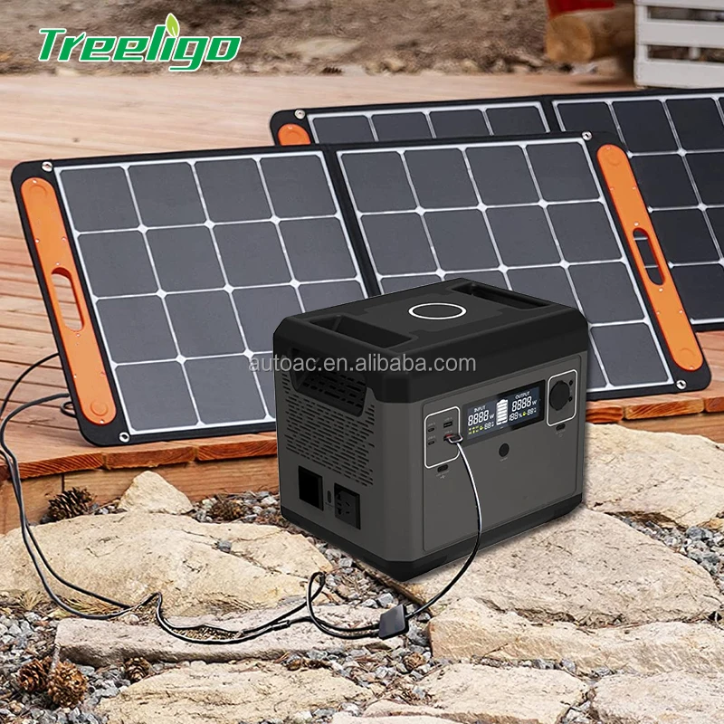 

Supply Lithium Camping EU Plug Portable Emergency Power Station Solar Banks Portable AC Power Generator Stations