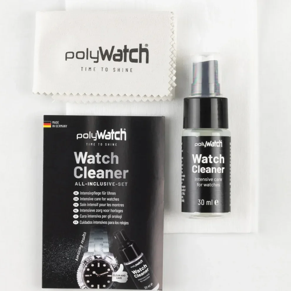Polywatch Watch Cleaner Solution and Polish Effective Cleaning Care and Polishing of High Quality Metal Wristwatches