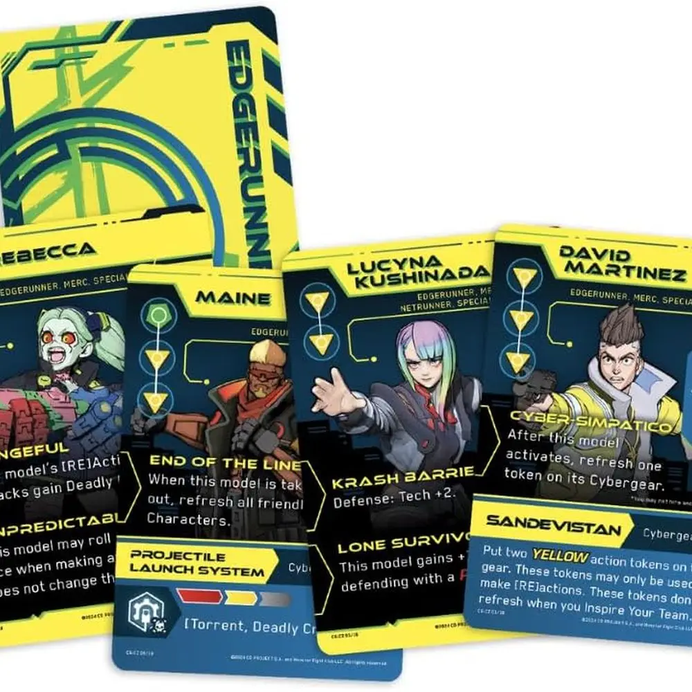 Cyberpunk Battle Arena: Edgerunners' Fight Club Board Game