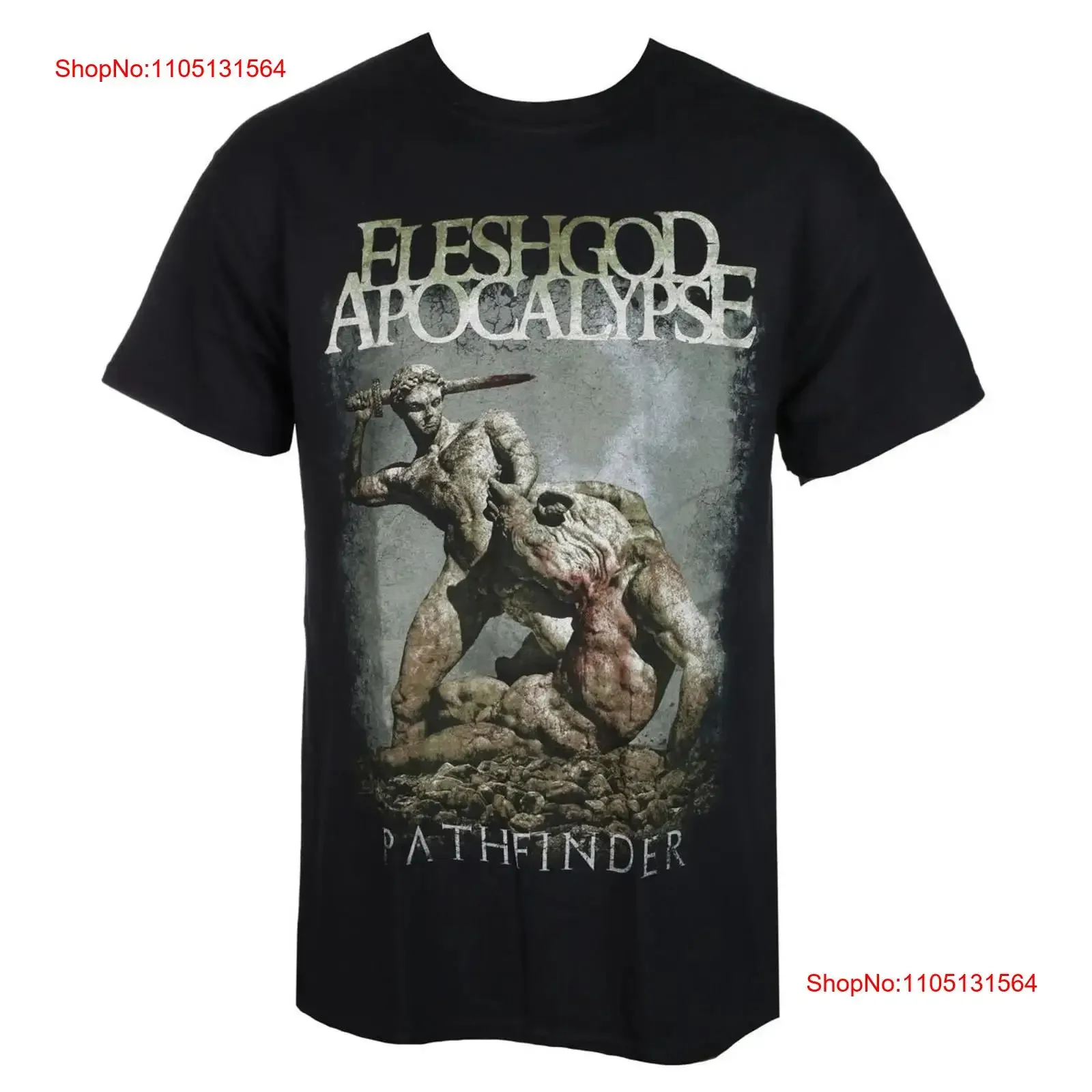 

Винтажная мужская футболка Fleshgod Apocalypse для фанатов S 235XL 9D1158, винтажная стираная дышащая модная универсальная слегка графика