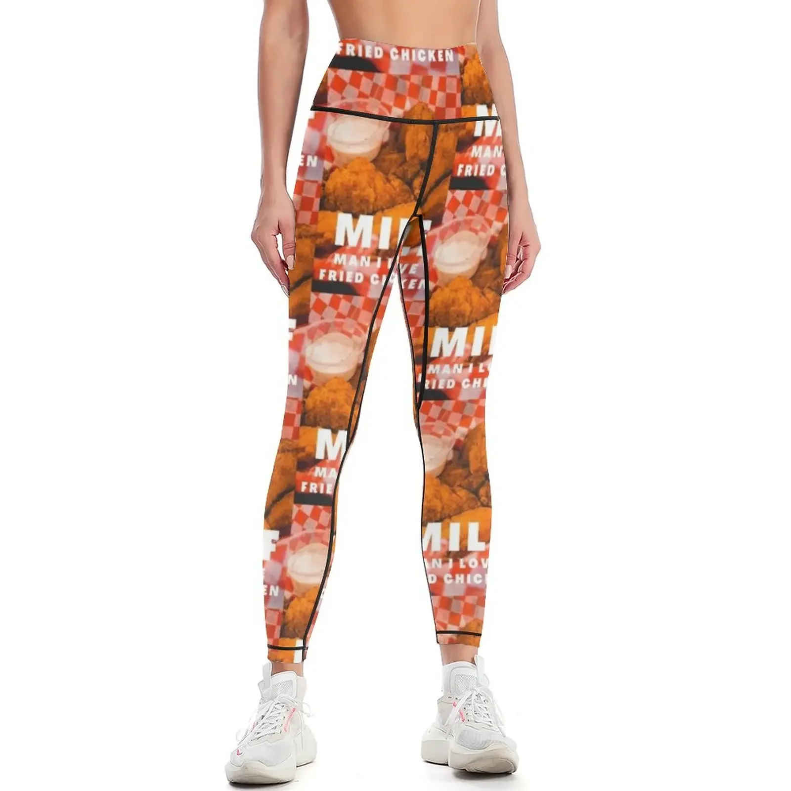 

MILF Man I love Fried Chicken Leggings jogging pants harem pants Women's gym Womens Leggings