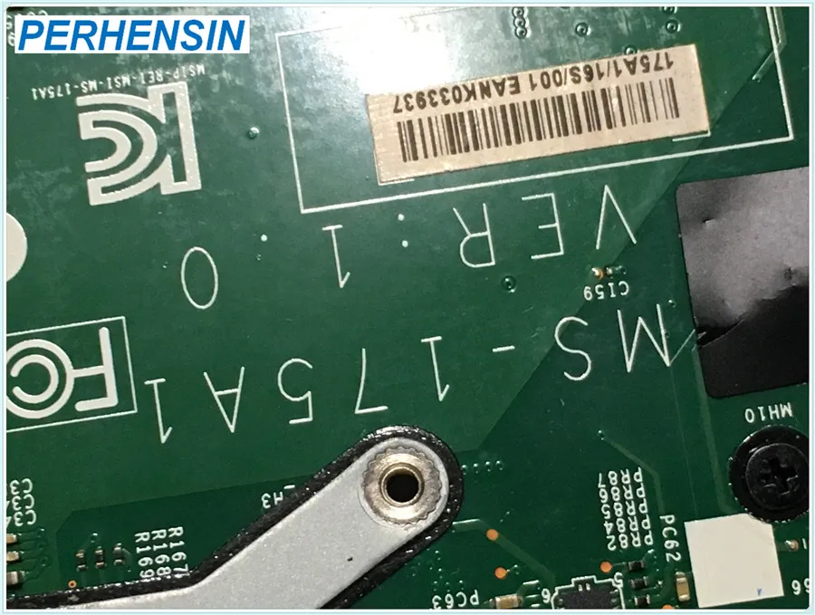 MS-175A1 para msi ge70 gp70 cx70 placa-mãe do portátil sr1q0 i5 4210 N15S-GT-B-A2 840m MS-175A ver 1.0 100% funciona perfeitamente