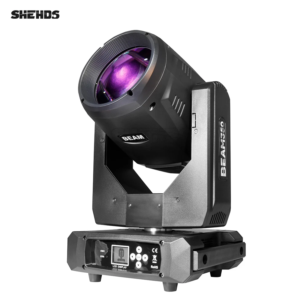 shehds beam moving head lighting rainbow frost effect 350w adequado para dj disco casamento boate bar concerto teatro palco 01