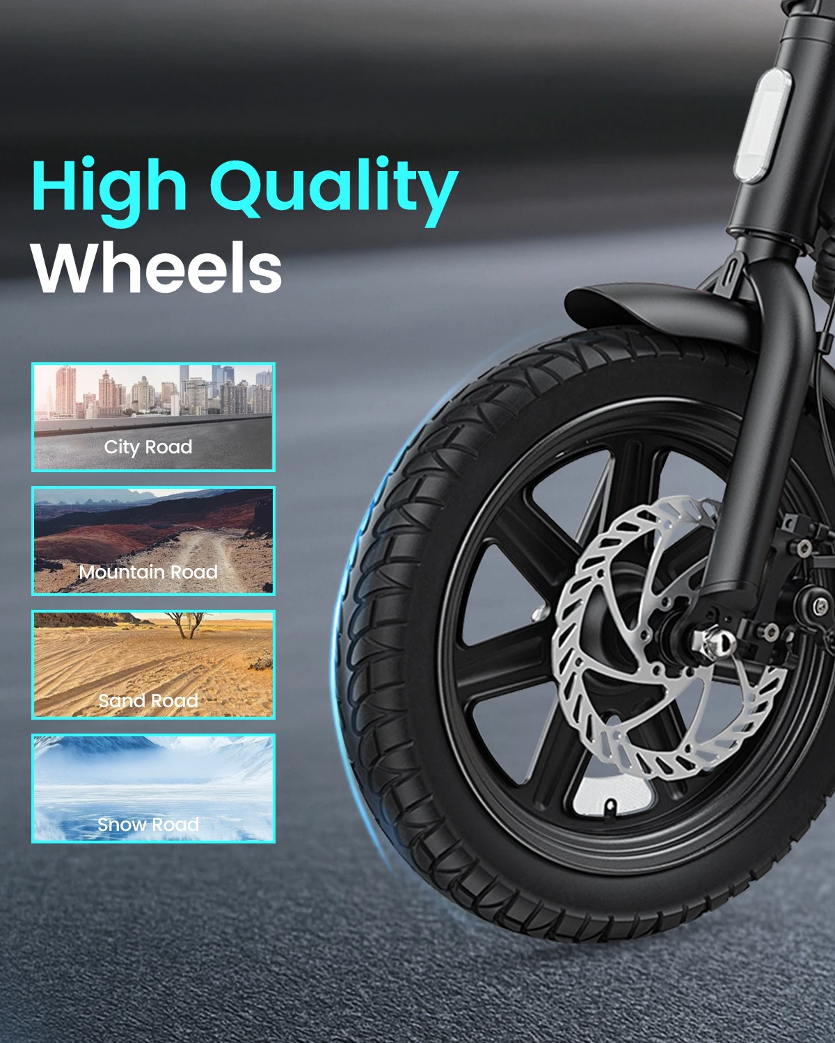 【1 Year Warranty】DYU D3F Electric Bicycle Peak 500W Motor 36V7.8AH Lithium Battery Electric Bike,20mph city E-bike UL2849 view 6
