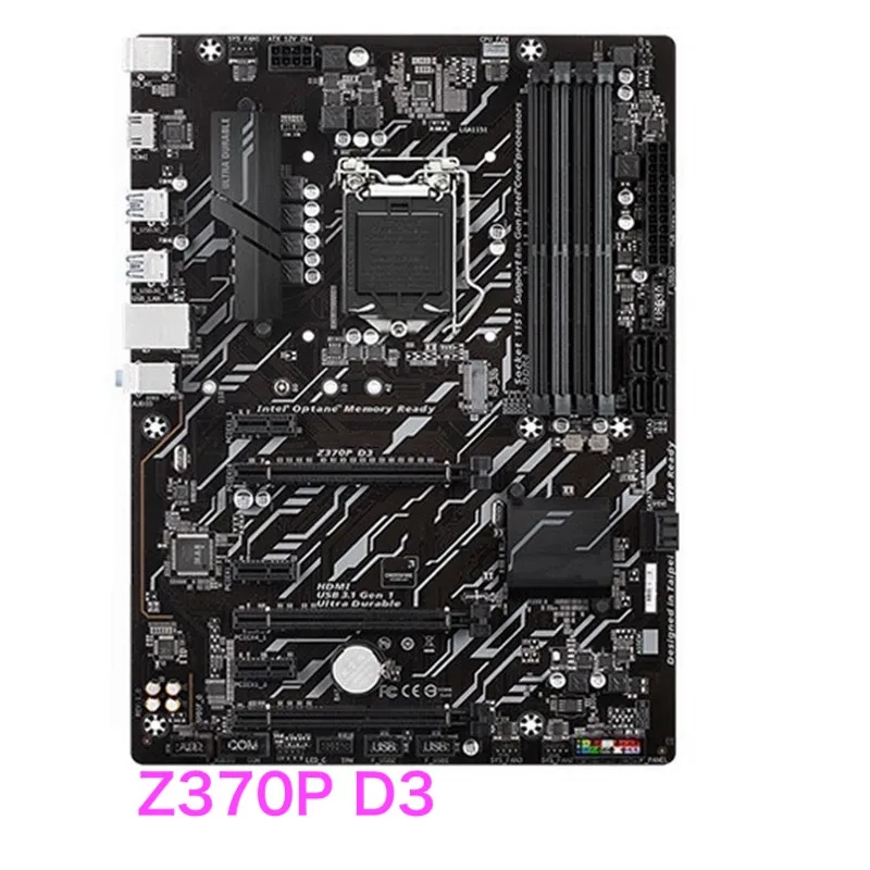 

Подходит для материнской платы Gigabyte Z370P D3 64 Гб LGA 1151 DDR4 ATX, материнская плата на 100% протестирована, ОК, Полная работа