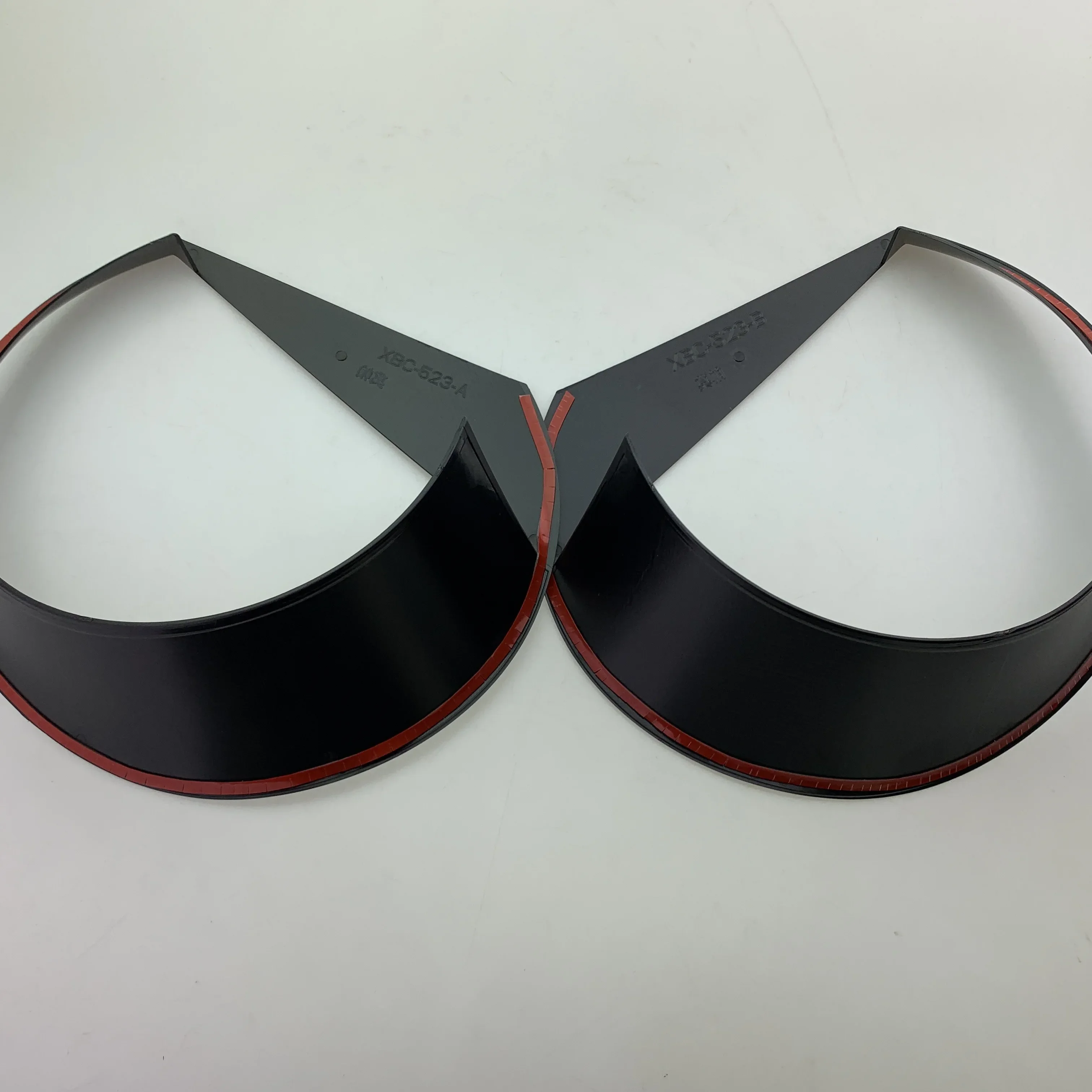 For Headlight Cover Front Head Light Lamp Trim Headlight Protector for 2019 2Pcs Black