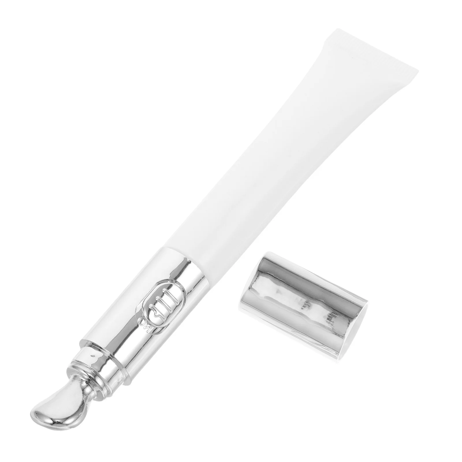 

20Ml Travel Eye Cream Container Zinc Alloy Massage Head Reusable Tube for Skincare Products Lip Balm Gel Airless Dispenser