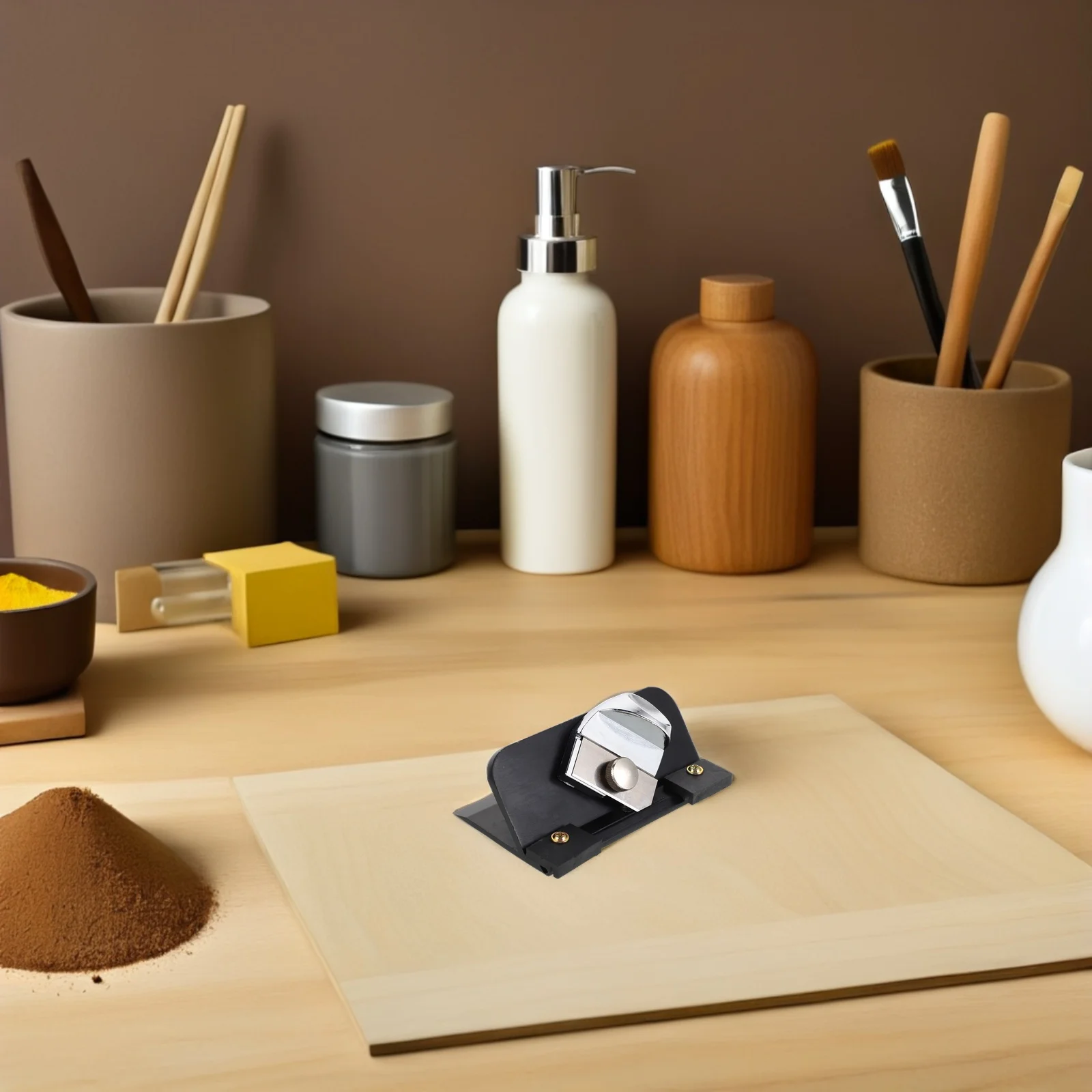 

Bevel Mat Cutter: Adjustable 45 Degree Precision Trimming Tool For Picture Framing Artwork Diy Projects Retractable Blade