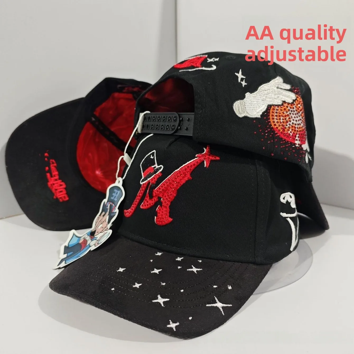 قابل للتعديل للجنسين الكتابة على الجدران AA المطرزة إلكتروني قبعة بيسبول الشارع نمط الشمس حماية قبعة الهيب هوب القطن الكتان المواد #5