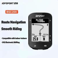 IGPSPORT BSC200 GPS Bicycle Computer Cycling Odometer Wireless Speedometer Route Navigation ANT + Bluetooth5.0 Accessories