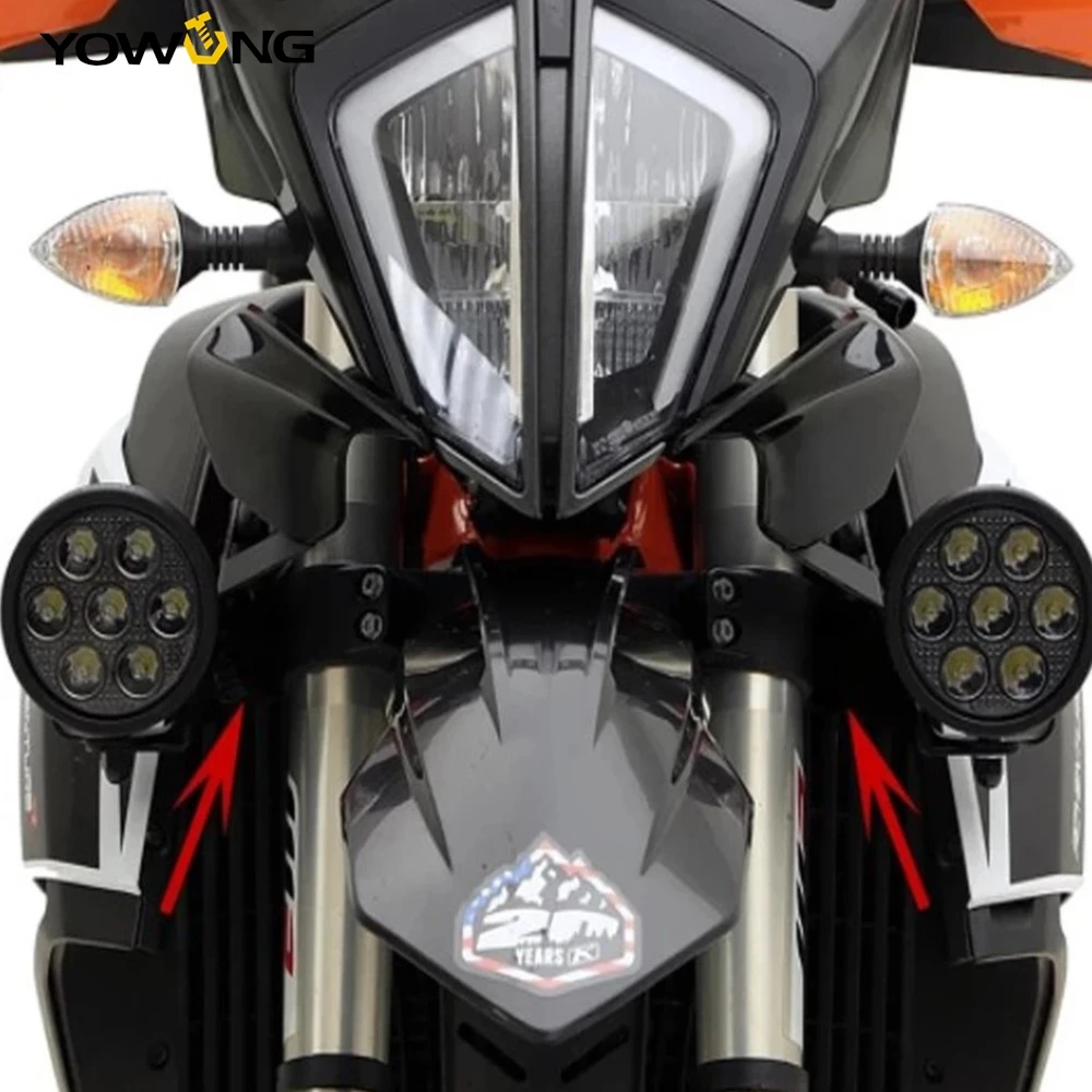 

790 Adventure R Rally 2019 2020 Motorcycle LED Fog Light Mount Bracket Spotlight Holder Driving Lamp Stand fit For 790 Adventure