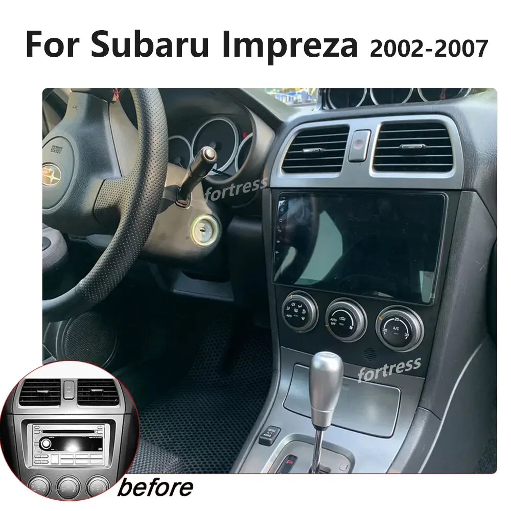 Carplay pour Subaru Impreza 2003-2006, autoradio, limitation, lecteur vidéo, navigation évitée, GPS, Android, auto, wifi, pas de DVD 2 Din