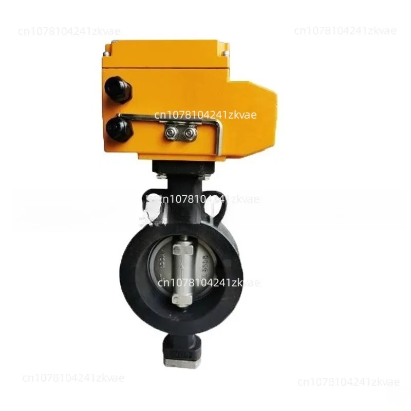 D972X-16C-DN50-DN800 صمام الفراشة الكهربائي عالي الأداء مزدوج نوع العروة غريب الأطوار #2