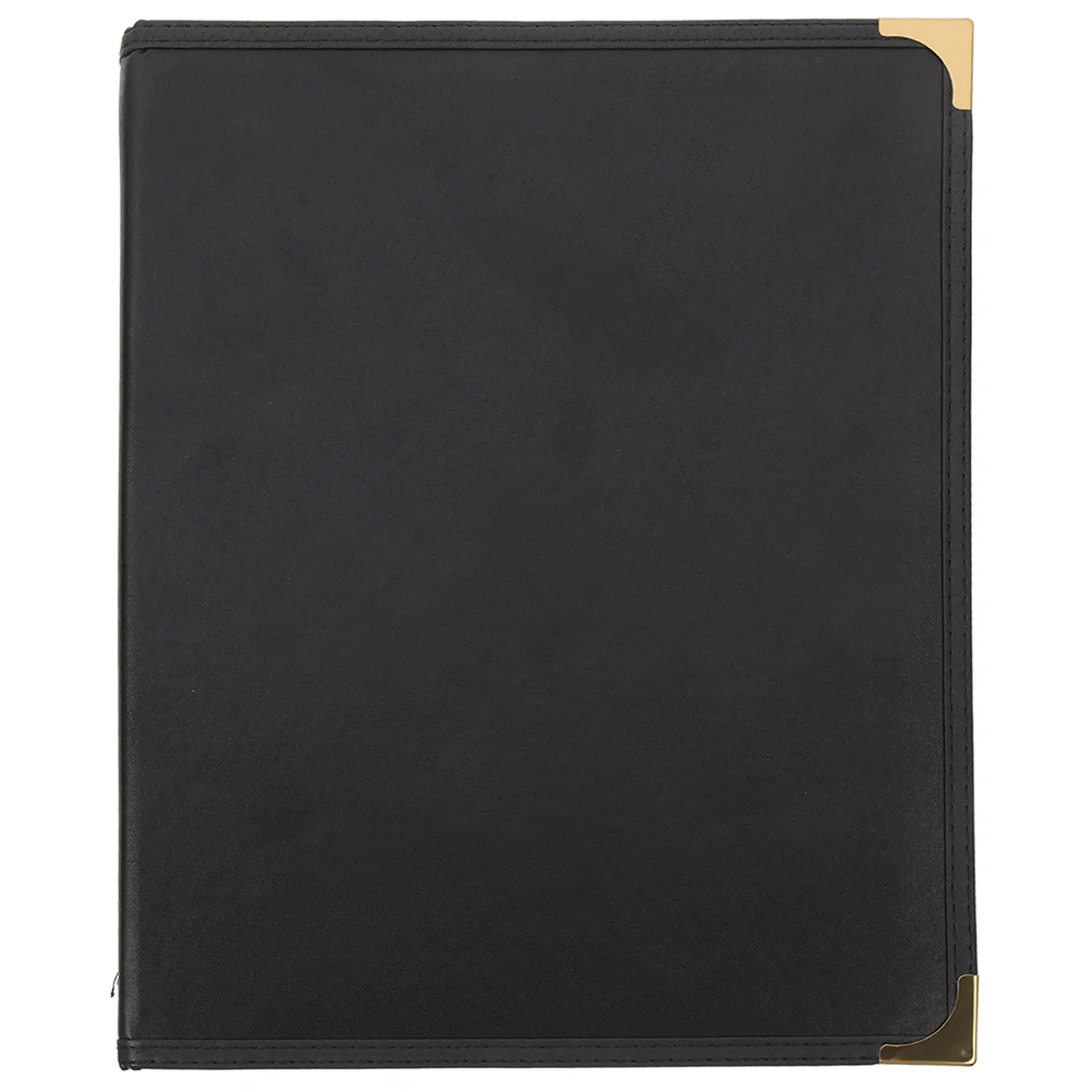 PVC Book Clear Holder Restaurant Menu Pvc Binder Case Menu Clip Coffee Bar Accessory Binder Clip Folder Cover