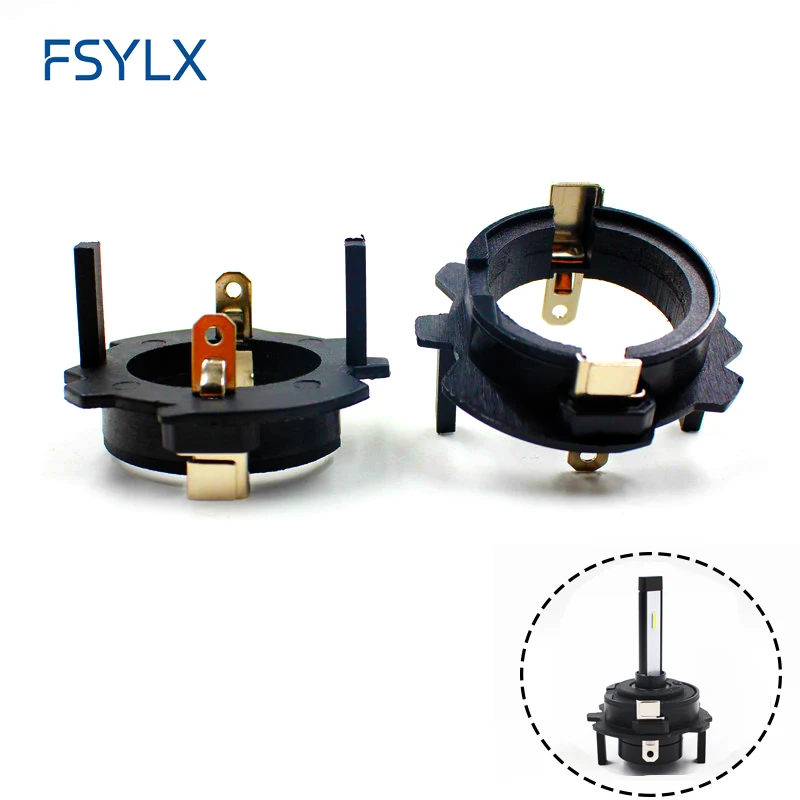 FSYLX LED H7 adapter led holder base forVW GOLF 5 H7 socket Car LED Headlight Bulbs retainer lamp Adapters lamp holder adapters