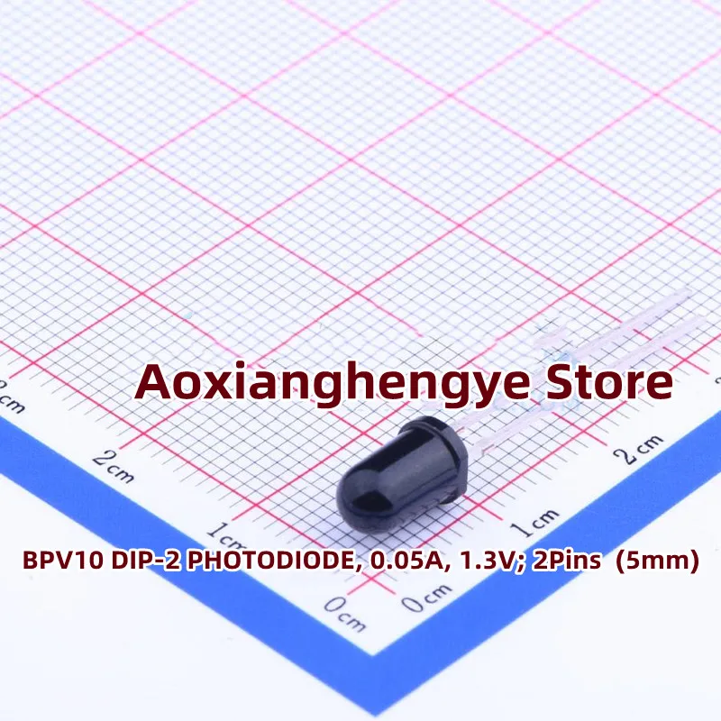 5PCS BPV10 BPV10NF BPV11F BPV22F BPV22NF DIP-2 PHOTODIODE, 0.05A, 1.3V; 2Pins  (5mm)
