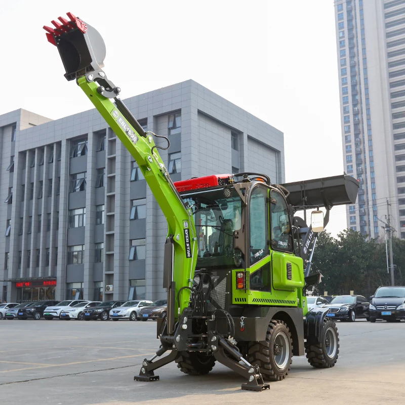 Robust 2.8 Ton Backhoe Loader with Reliable Engine and Hydraulic System