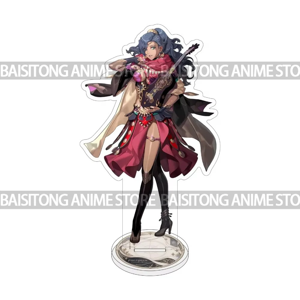 Fire Emblem 15cm Hero Characters with Weapons Acrylic Stand Keychain Game Desktop Decor Fans Collectible Gift