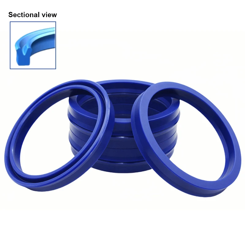1-10Pcs Polyurethane Hydraulic Cylinder Oil Seal Ring ID60mm-71mm UN/UHS/U/Y-Shaped Shaft Hole Universal Sealing Ring Gasket