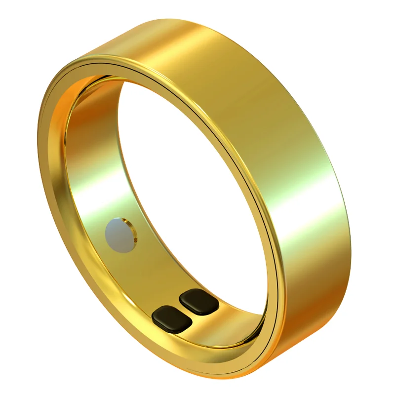 

Vibrating Stainless Steel Smart Ring,Calls Message Reminder,17mAh Long Battery,Health Monitoring Sports Data Record,Slient Alarm