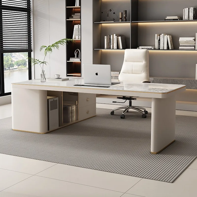 Enjoy Laptop Office Desk Quality Comfortable Reception Home Office Desk Ergonomic Bureaux Scrivania Da Ufficio Furniture