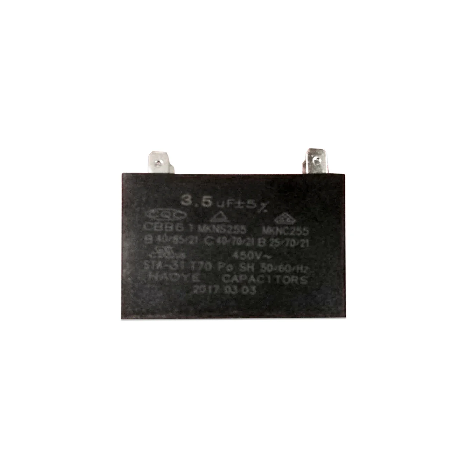 5Pcs Air Conditioning Fan Motor Starter Puzzle, Itor, 1UF, 450 UF, 1.2UF, 2UF, 1.5UF, 3UF, 2.5UF, 3.5UF, 5UF, 4.5V