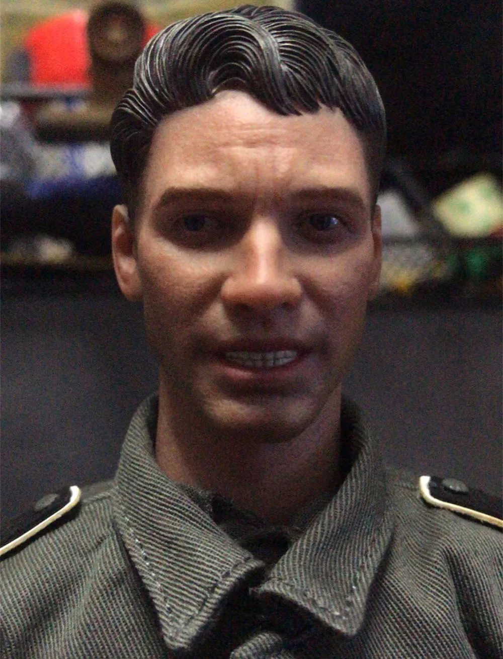 Facepoolfigure 1/6 FP-007A WWII Series Ardennes War Battle Male Vivid Head Sculpt Carving with Neck Connector Fit 12